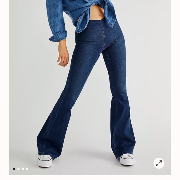 Free People Denim - free people high waisted bell bottom jeans